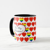 Valentine Hearts Tasse (Vorderseite Links)