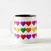Valentine Hearts Tasse (Vorderseite Links)