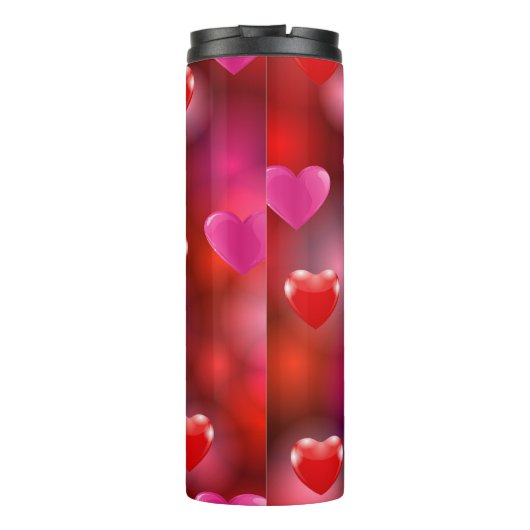 Valentine Hearts Thermosbecher (Rückseite)