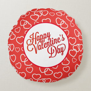 Valentine Hearts Throw Kissen