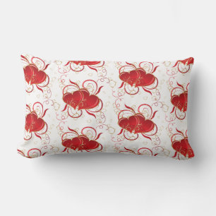 Valentine Hearts Throw Kissen
