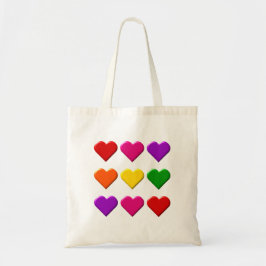 Valentine Hearts Tote Bag Tragetasche