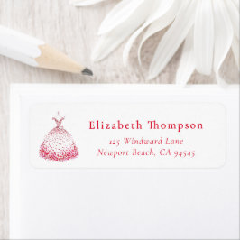 Valentine Hearts Whimsical Dress Watercolor