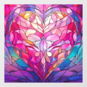 Valentine Hearts Window Clying Fensteraufkleber (Blatt)