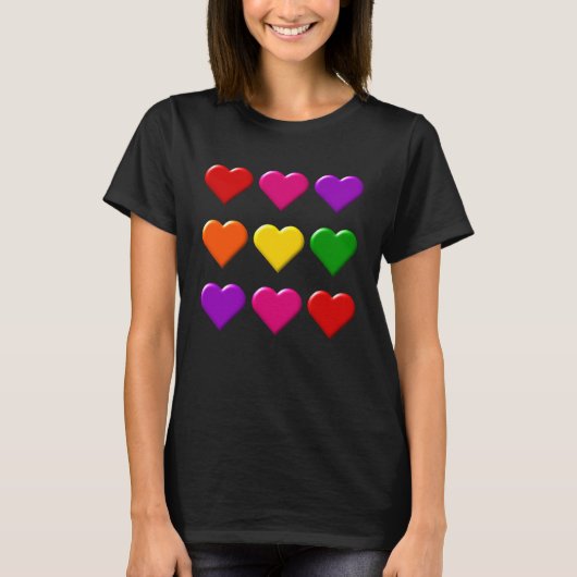 Valentine Hearts Women's T - Shirt (Vorderseite)