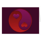 Valentine Hearts Yin Yang (Vorderseite (Horizontal))