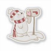 Valentine Hello Sticker (Vorderseite)