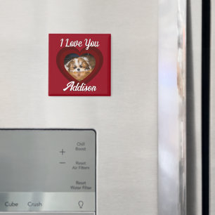 Valentine Herdhunde Liebe Benutzerdefiniert Foto-N Magnet