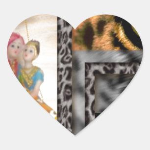 Valentine Hero Herz-Aufkleber