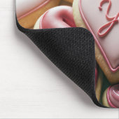 Valentine Herz Cookies Mousepad (Ecke)