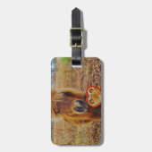 Valentine Herz Miniatur Gepäckanhänger (Vorderseite vertikal)