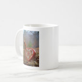 Valentine Herz Miniatur Kaffeetasse (Vorderseite Links)