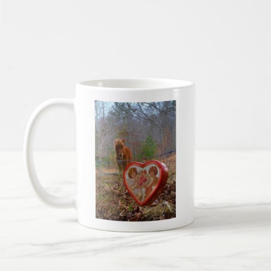 Valentine Herz Miniatur Kaffeetasse (Links)