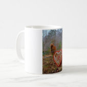 Valentine Herz Miniatur Kaffeetasse (Vorderseite Links)