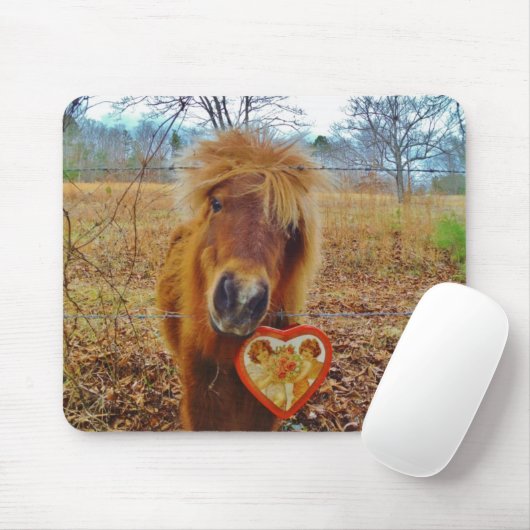 Valentine Herz Miniatur Mousepad (Mit Mouse)