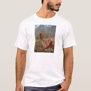 Valentine Herz Miniatur T-Shirt