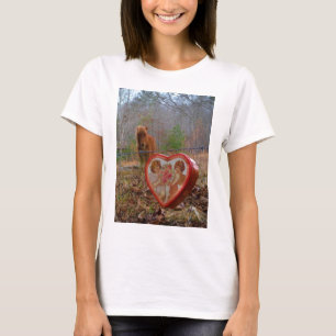 Valentine Herz Miniatur T-Shirt