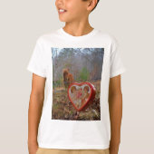 Valentine Herz Miniatur T-Shirt (Vorderseite)