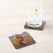 Valentine Herz Miniatur Untersetzer (Rechte Seite)