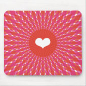 Valentine-Herz-Pop Mousepad (Vorne)