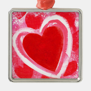 Valentine Herz von VictoriaShaylee Ornament Aus Metall