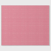 Valentine Herzmuster Geschenkpapier (Flach)
