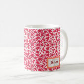 Valentine Herzmuster Kaffeetasse (VorderseiteRechts)