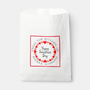 Valentine-Herzwreath-Küchen-Leckerei-Geschenk Geschenktütchen