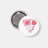 Valentine Hey Sugar Magnet (Vorderseite/Rückseite)