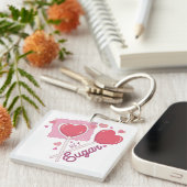Valentine Hey Sugar Schlüsselanhänger (Vorderseite rechts)
