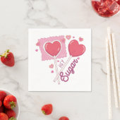 Valentine Hey Sugar Serviette (Beispiel)