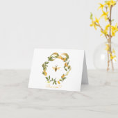 Valentine Honey Bee Card Karte (Gelbe Blume)