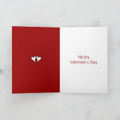 Valentine Hörkarte Feiertagskarte (Innenseite)