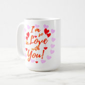 Valentine hört so in Liebe Kaffeetasse (Vorderseite Links)