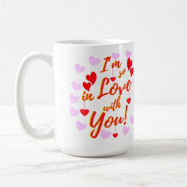 Valentine hört so in Liebe Kaffeetasse