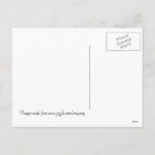 Valentine Hugs Feiertagspostkarte (Rückseite)