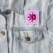 Valentine Hugs und Kisses Button (Beispiel)