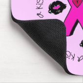 Valentine Hugs und Kisses Mousepad (Ecke)