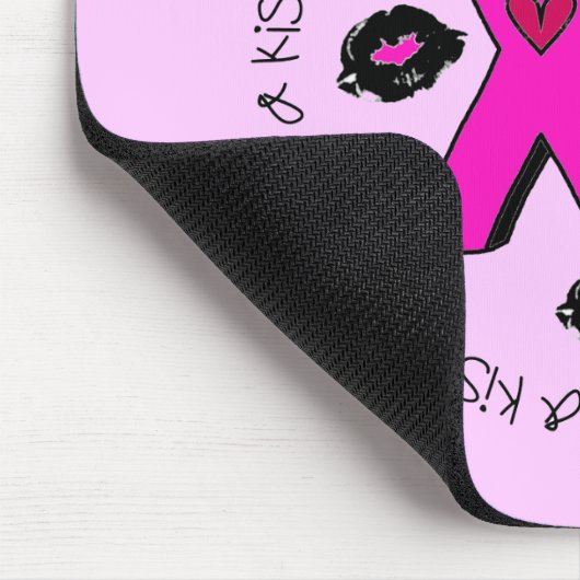 Valentine Hugs und Kisses Mousepad (Ecke)