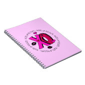 Valentine Hugs und Kisses Notizblock (Rechte Seite)