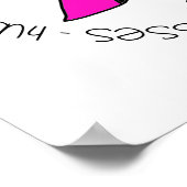 Valentine Hugs und Kisses Poster (Ecke)