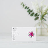 Valentine Hugs und Kisses Visitenkarte (Stehend Vorderseite)