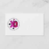 Valentine Hugs und Kisses Visitenkarte (Rückseite)