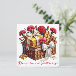 Valentine Hugs - Valentintagskarte Dankeskarte