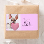 Valentine-Hunde-Etiketten von Chihuahua (Insitu)