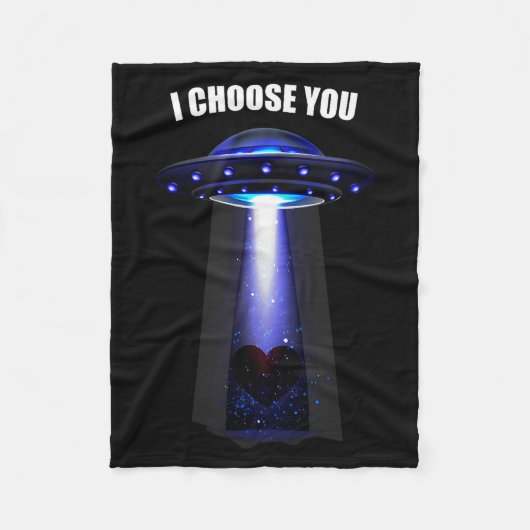 Valentine I Choose You  Fleecedecke (Vorderseite)