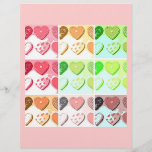 Valentine I Herz Cookies Flyer