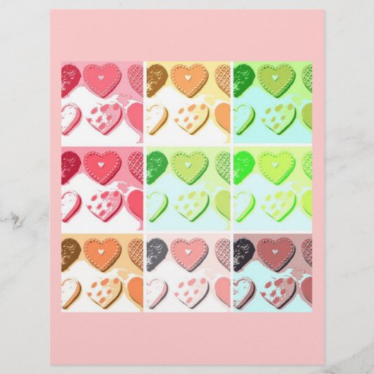 Valentine I Herz Cookies Flyer (Vorne)