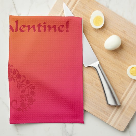 Valentine I - Küchentuch (Viertel Falte)