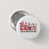 Valentine I Liebe Sie werden wichtig, was Button (Vorne & Hinten)